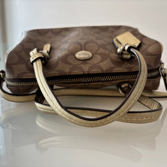 Coach Peyton Signature Bennett Mini Satchel (F49862) - Picture 3 of 11